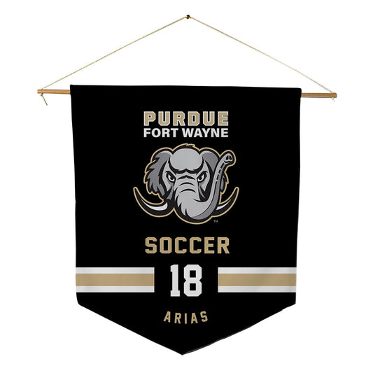 PFW - NCAA Men's Soccer : Daven Arias - Pennant - 18" x 21"-0