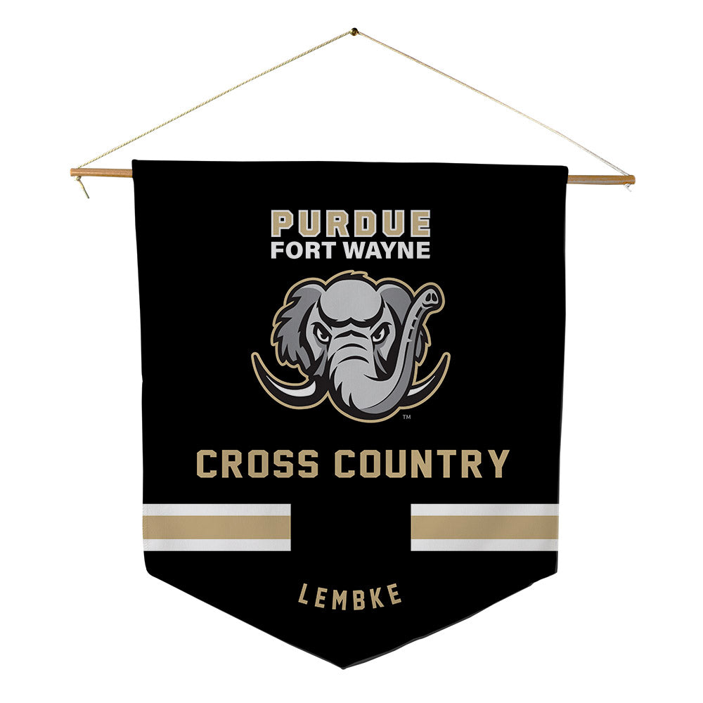PFW - NCAA Men's Cross Country : Riley Lembke - Pennant - 18" x 21"-0