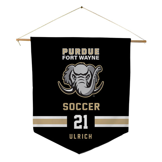PFW - NCAA Women's Soccer : Ellie Ulrich - Pennant - 18" x 21"-0