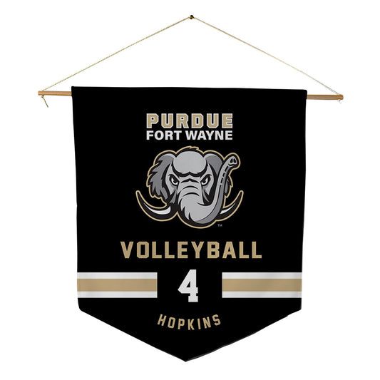 PFW - NCAA Men's Volleyball : Hunter Hopkins - Pennant - 18" x 21"-0
