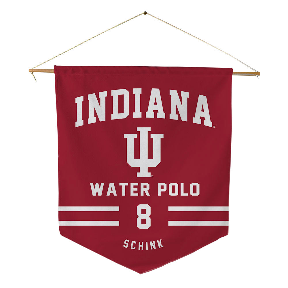 Indiana - NCAA Women's Water Polo : Morgan Schink - Pennant - 18" x 21"-0