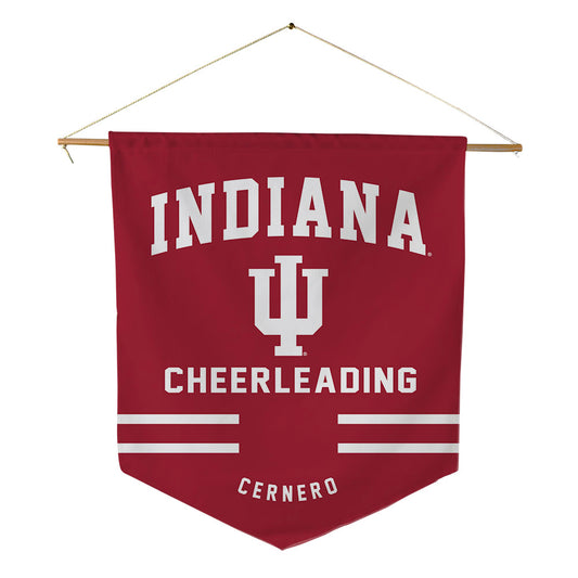 Indiana - NCAA Cheerleading : Suzan Cernero - Pennant - 18" x 21"-0