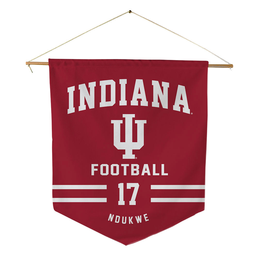 Indiana - NCAA Football : Daniel Ndukwe - Pennant - 18" x 21"-0