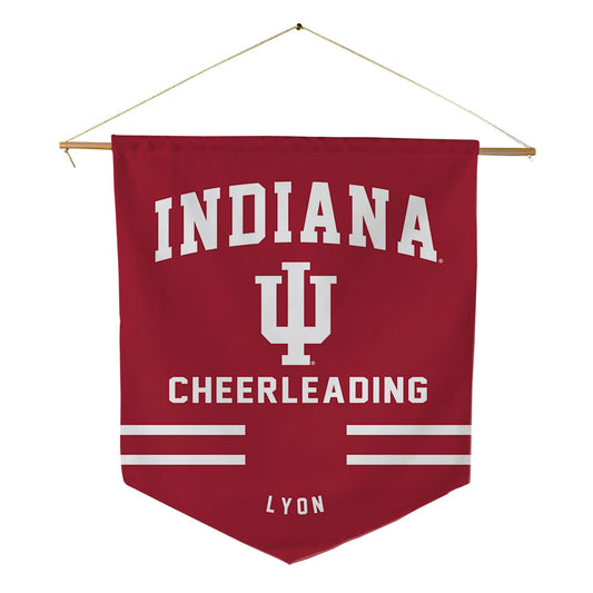Indiana - NCAA Cheerleading : Adalynn Lyon - Pennant - 18" x 21"-0