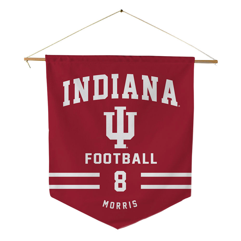 Indiana - NCAA Football : Tyler Morris - Pennant - 18" x 21"-0