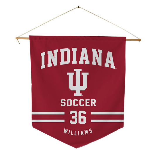 Indiana - NCAA Women's Soccer : Kendell Williams - Pennant - 18" x 21"-0