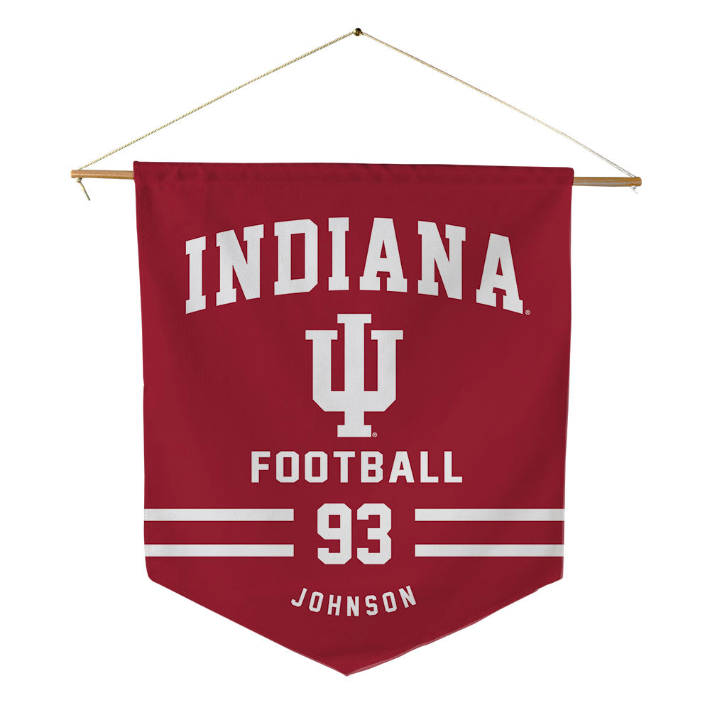 Indiana - NCAA Football : Ronelle Johnson - Pennant - 18" x 21"-0
