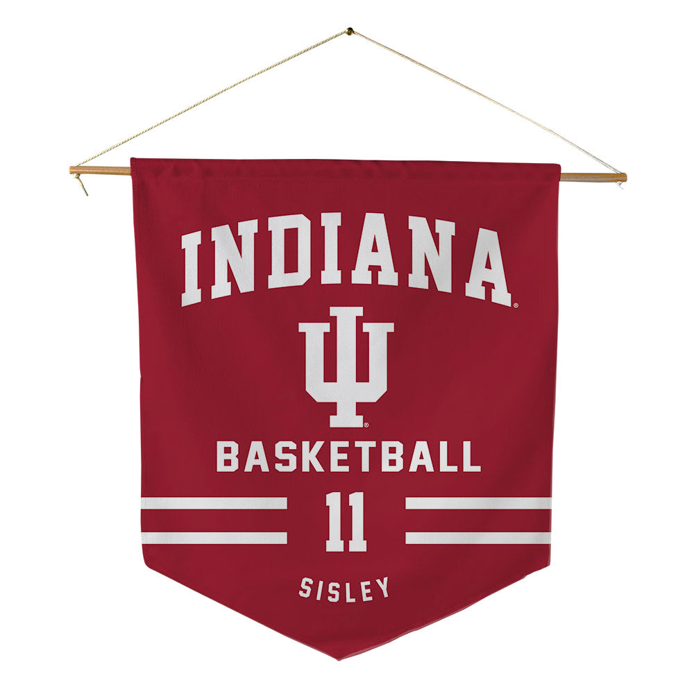 Indiana - NCAA Men's Basketball : Trent Sisley - Pennant - 18" x 21"-0