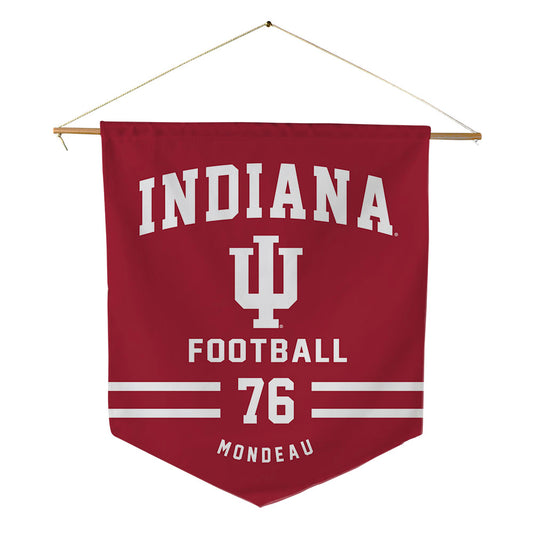 Indiana - NCAA Football : Kenton Mondeau - Pennant - 18" x 21"-0