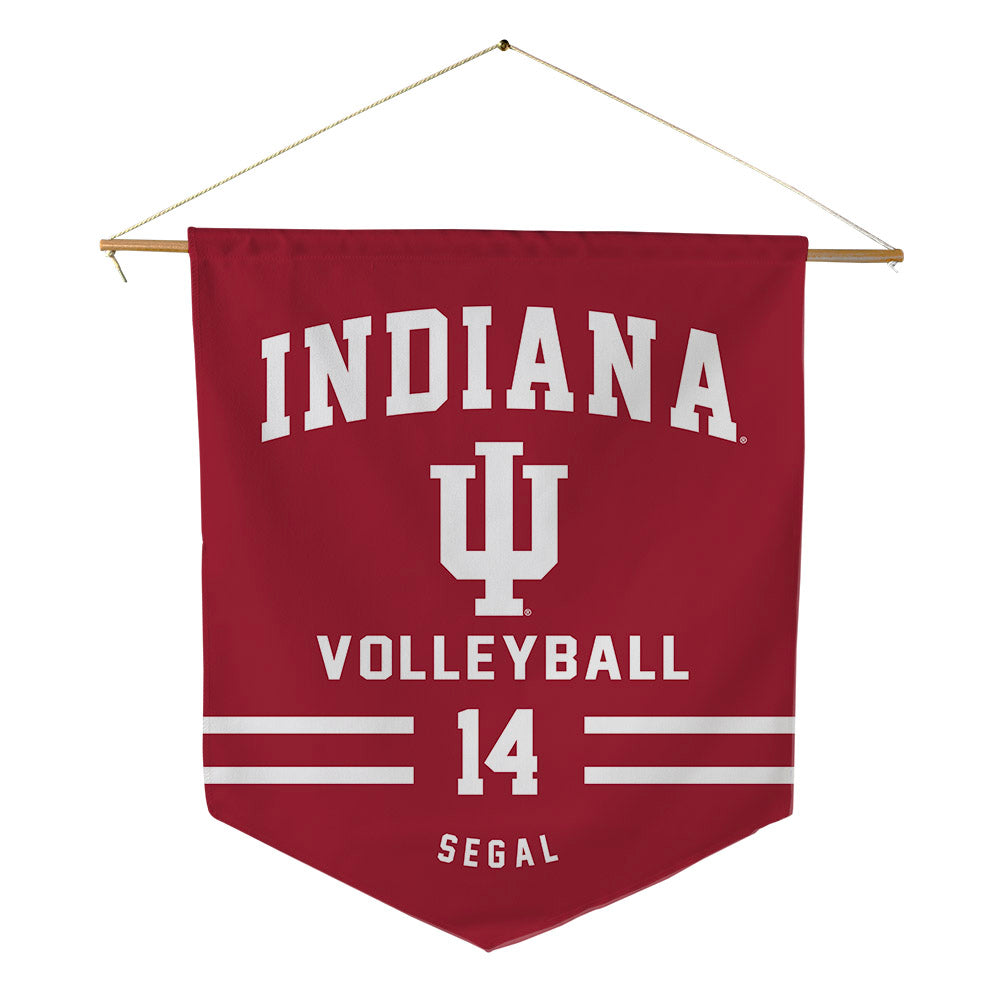 Indiana - NCAA Women's Volleyball : Emma Segal - Pennant - 18" x 21"-0