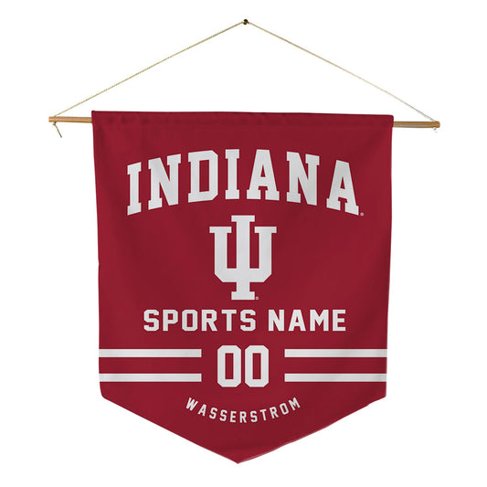 Indiana - NCAA Football : Jackson Wasserstrom - Pennant - 18" x 21"-0