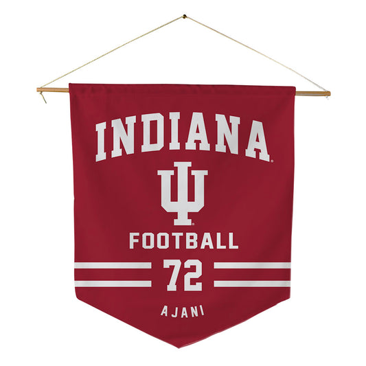 Indiana - NCAA Football : Adedamola Ajani - Pennant - 18" x 21"-0