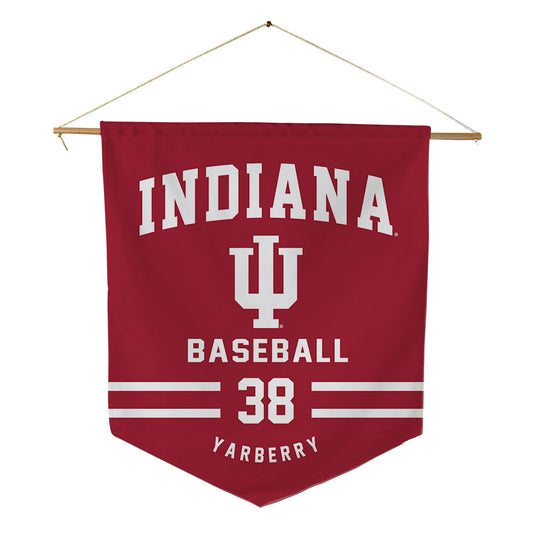 Indiana - NCAA Baseball : Jackson Yarberry - Pennant - 18" x 21"-0