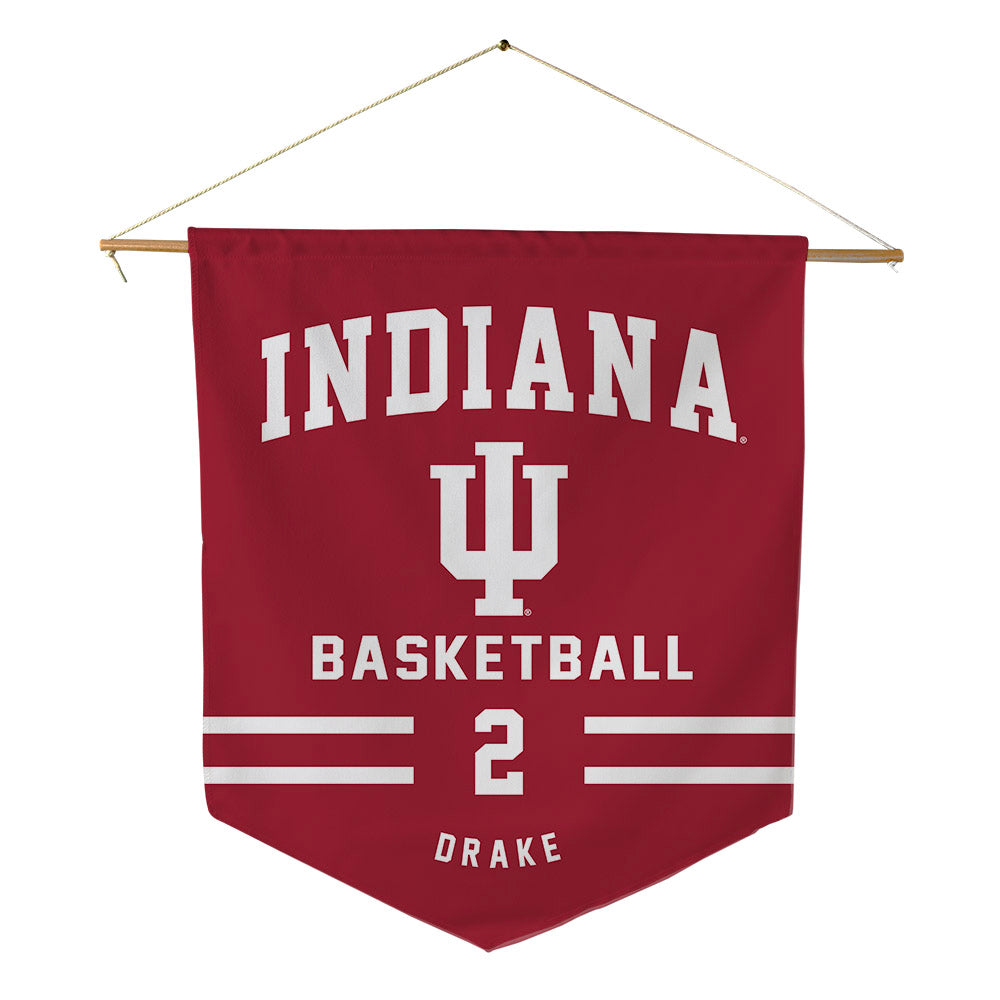 Indiana - NCAA Men's Basketball : Jason Drake - Pennant - 18" x 21"-0