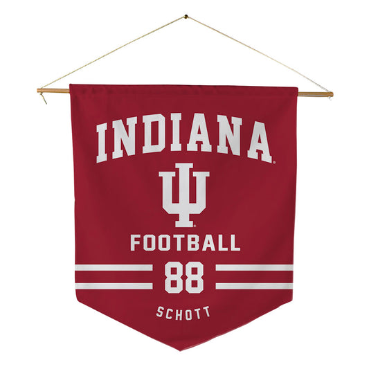 Indiana - NCAA Football : Brock Schott - Pennant - 18" x 21"-0
