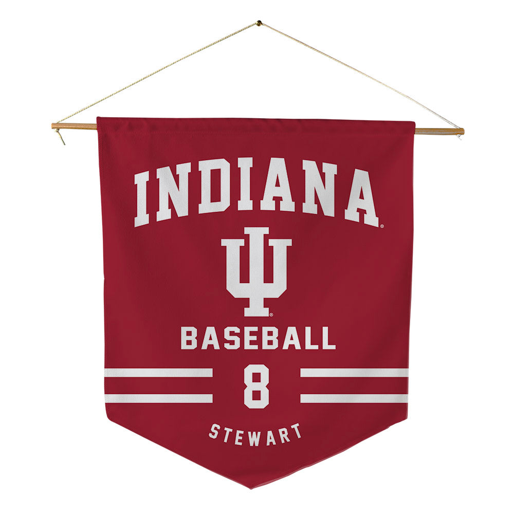 Indiana - NCAA Baseball : Aiden Stewart - Pennant - 18" x 21"-0