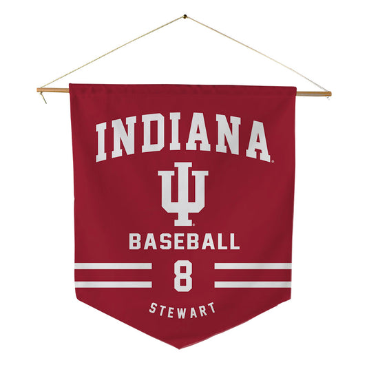 Indiana - NCAA Baseball : Aiden Stewart - Pennant - 18" x 21"-0