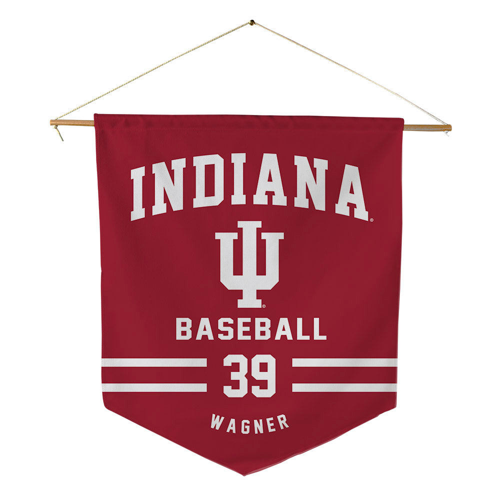 Indiana - NCAA Baseball : Nash Wagner - Pennant - 18" x 21"-0