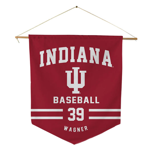 Indiana - NCAA Baseball : Nash Wagner - Pennant - 18" x 21"-0