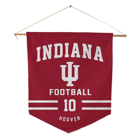 Indiana - NCAA Football : Josh Hoover - Pennant - 18" x 21"-0