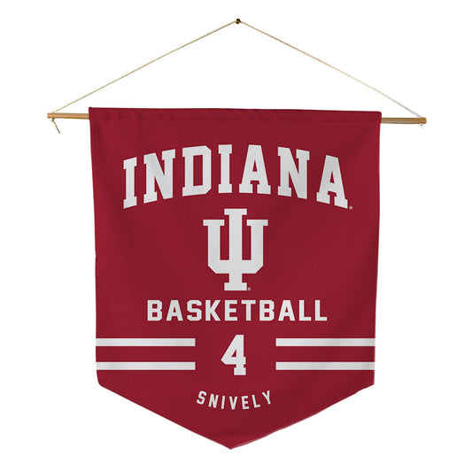 Indiana - NCAA Men's Basketball : Drew Snively - Pennant - 18" x 21"-0