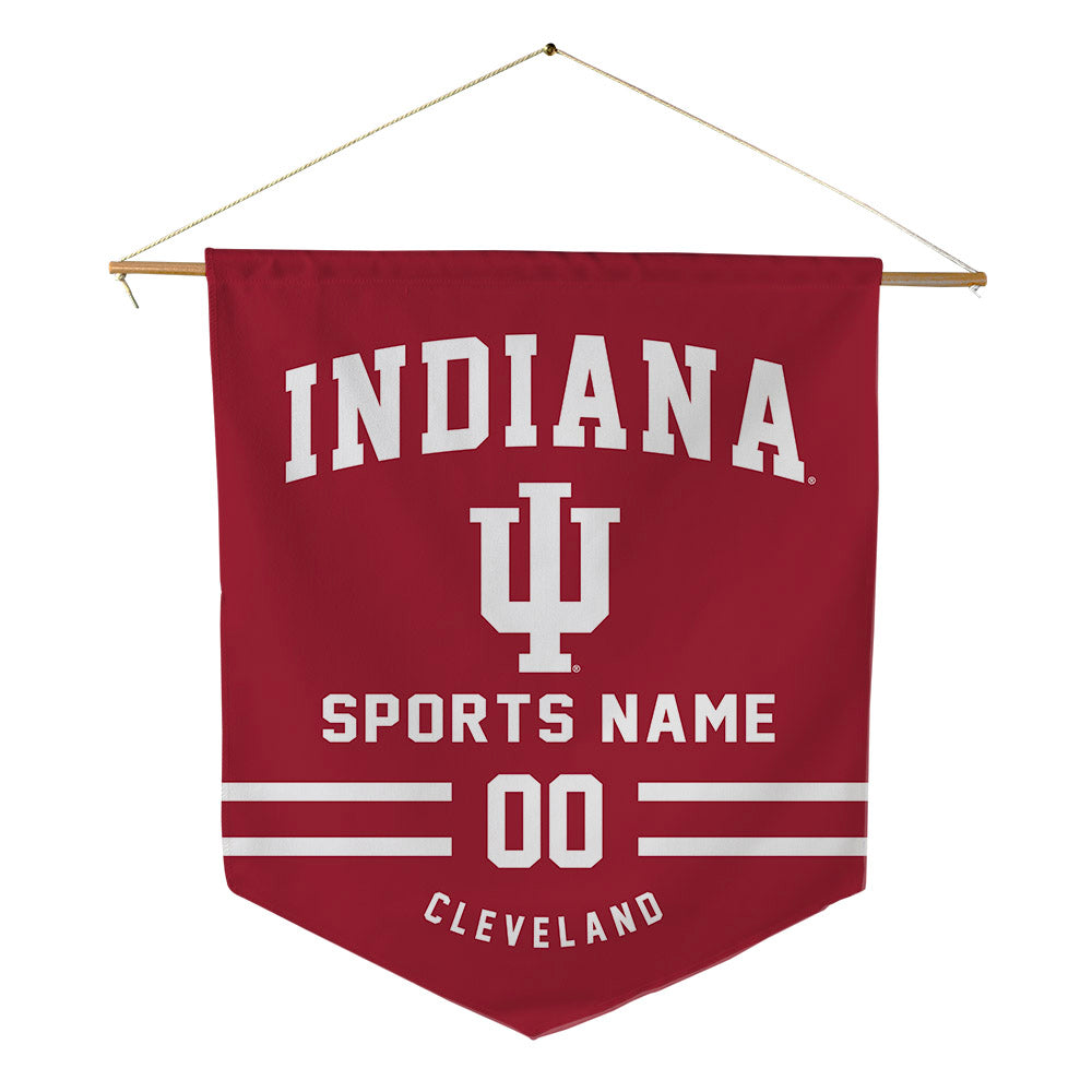 Indiana - NCAA Cheerleading : Olivia Cleveland - Pennant - 18" x 21"-0