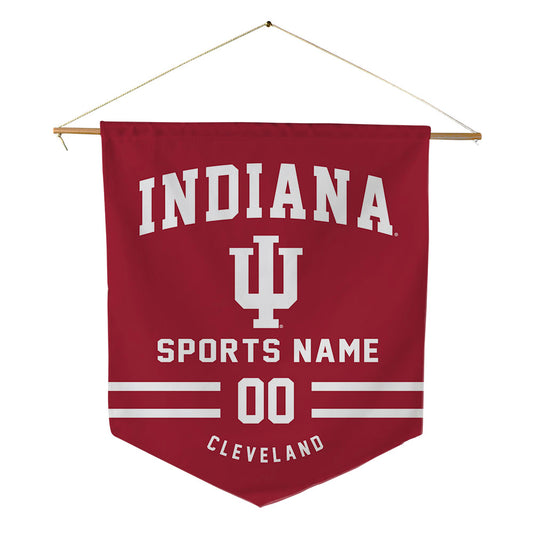 Indiana - NCAA Cheerleading : Olivia Cleveland - Pennant - 18" x 21"-0