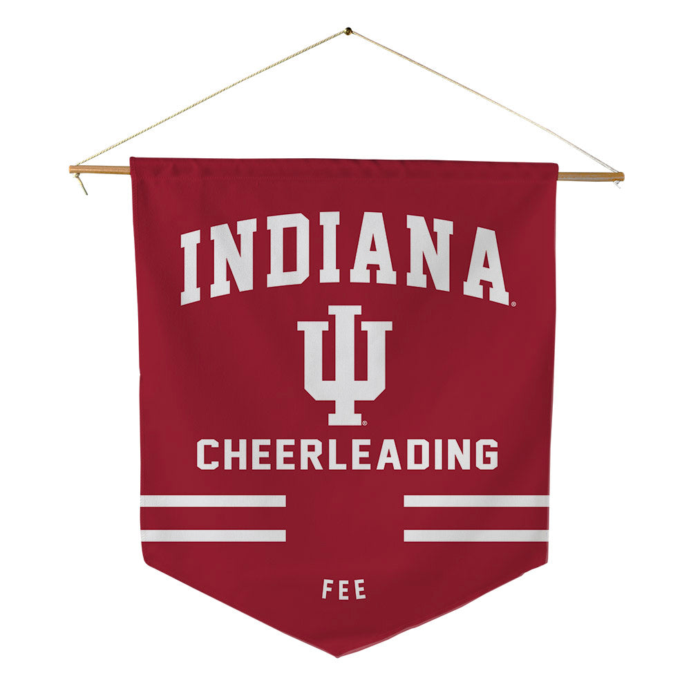 Indiana - NCAA Cheerleading : Jillianne Fee - Pennant - 18" x 21"-0