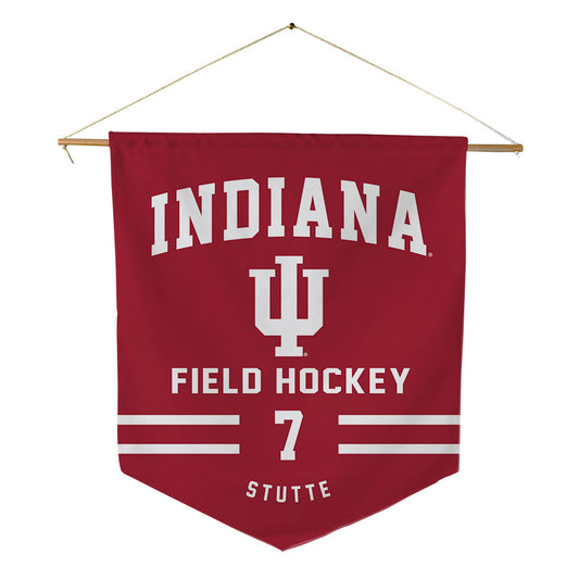 Indiana - NCAA Women's Field Hockey : Molly Stutte - Pennant - 18" x 21"-0