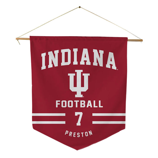 Indiana - NCAA Football : Shazz Preston - Pennant - 18" x 21"-0