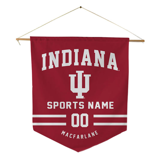 Indiana - NCAA Football : Pj Macfarlane - Pennant - 18" x 21"-0