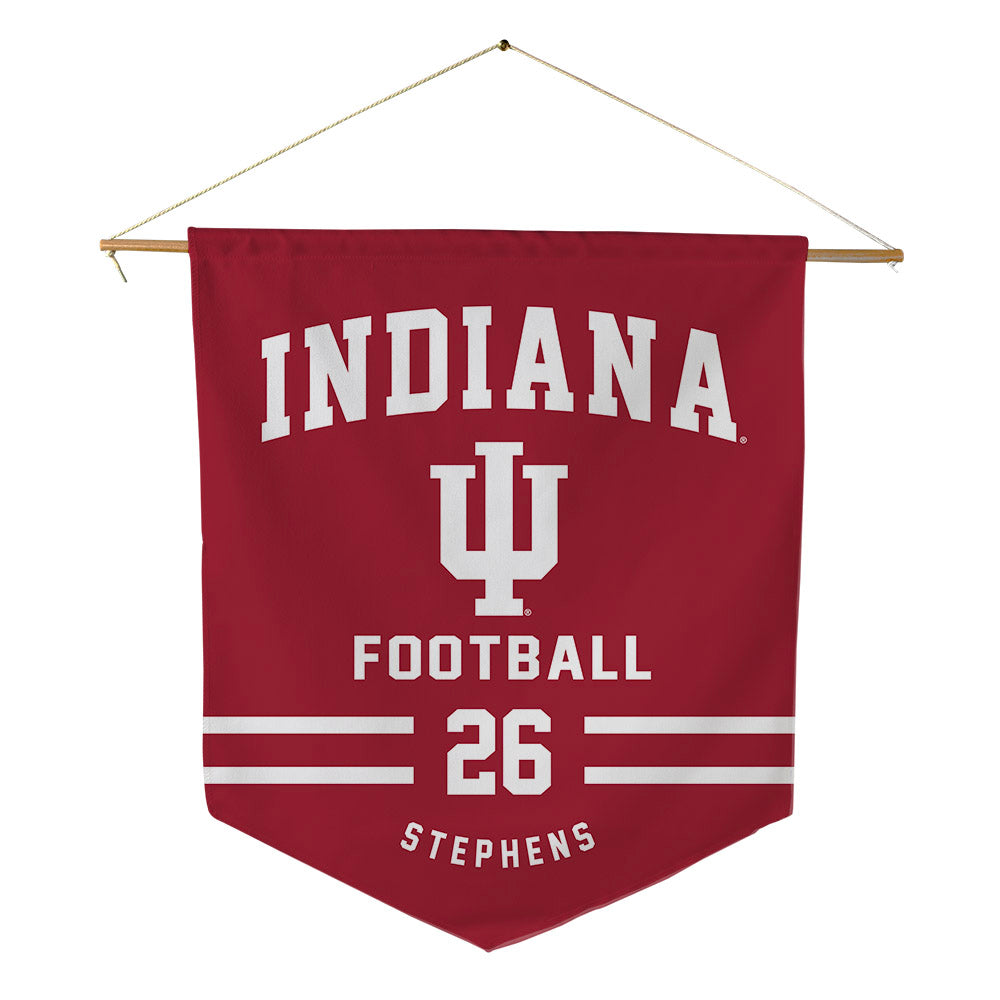 Indiana - NCAA Football : Iosua Stephens - Pennant - 18" x 21"-0