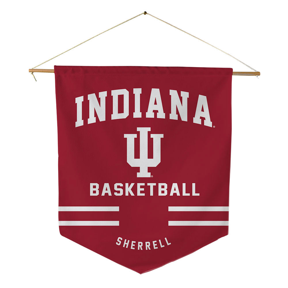 Indiana - NCAA Men's Basketball : Aiden Sherrell - Pennant - 18" x 21"-0