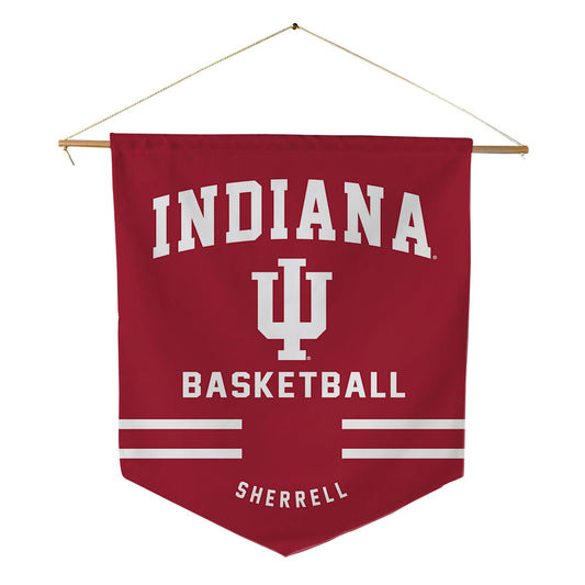 Indiana - NCAA Men's Basketball : Aiden Sherrell - Pennant - 18" x 21"-0