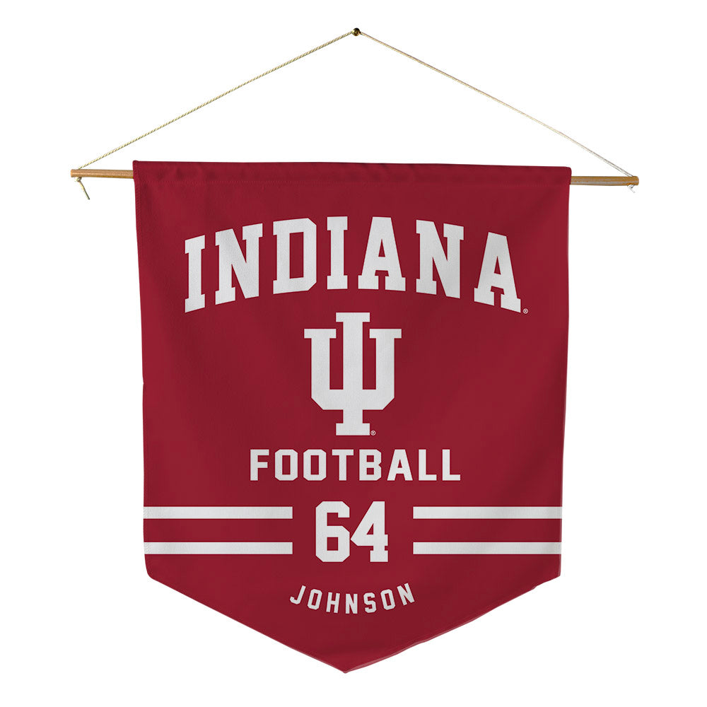 Indiana - NCAA Football : Chance Johnson - Pennant - 18" x 21"-0