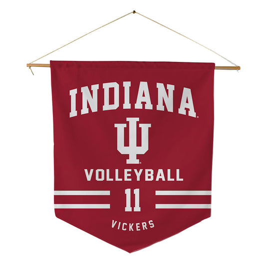 Indiana - NCAA Women's Volleyball : Ava Vickers - Pennant - 18" x 21"-0