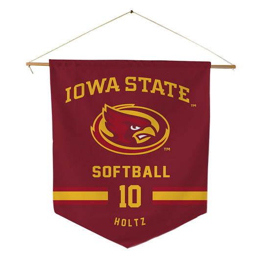 Iowa State - NCAA Softball : Hailey Holtz - Pennant - 18" x 21"-0