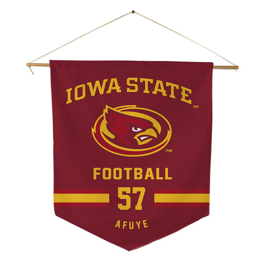 Iowa State - NCAA Football : Ajibola Afuye - Pennant - 18" x 21"-0
