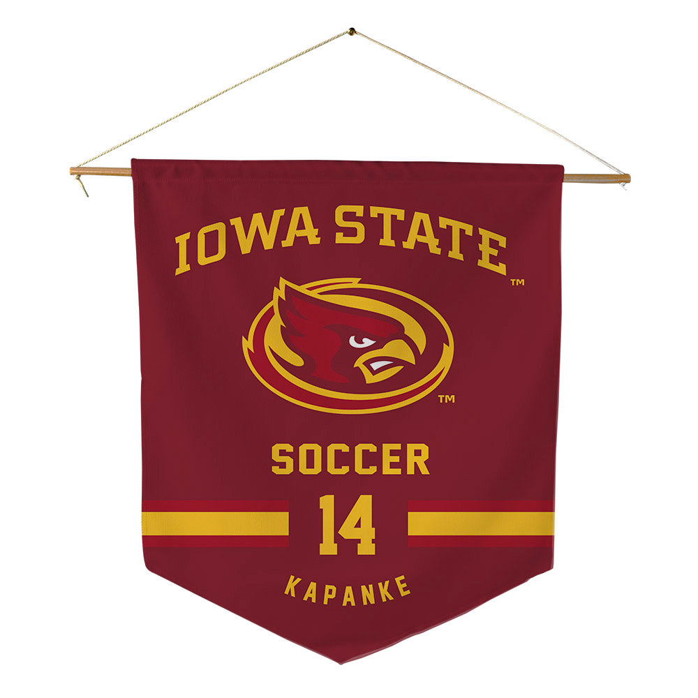 Iowa State - NCAA Women's Soccer : Izzy Kapanke - Pennant - 18" x 21"-0