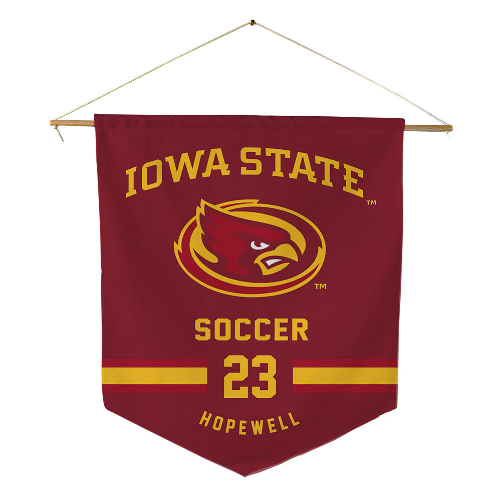 Iowa State - NCAA Women's Soccer : Erin Hopewell - Pennant - 18" x 21"-0
