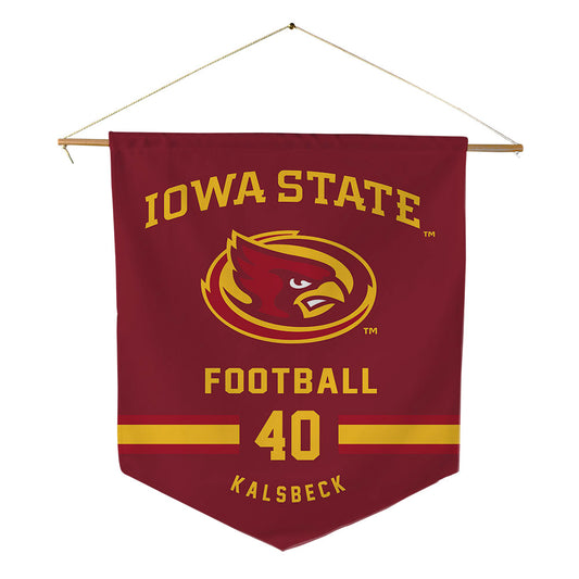 Iowa State - NCAA Football : Landon Kalsbeck - Pennant - 18" x 21"-0