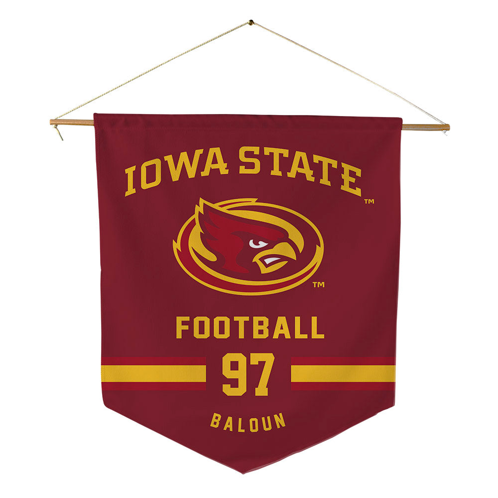 Iowa State - NCAA Football : Max Baloun - Pennant - 18" x 21"-0
