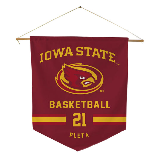 Iowa State - NCAA Men's Basketball : Dominykas Pleta - Pennant - 18" x 21"-0