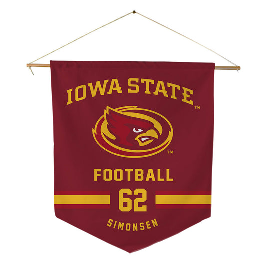 Iowa State - NCAA Football : Braden Simonsen - Pennant - 18" x 21"-0