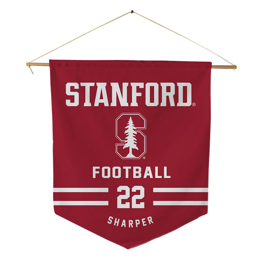 Stanford - NCAA Football : Daylen Sharper - Pennant - 18" x 21"-0