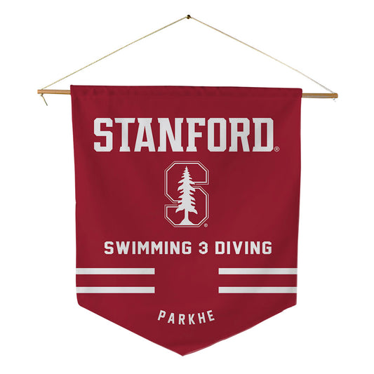Stanford - NCAA Women's Swimming & Diving : Annika Parkhe - Pennant - 18" x 21"-0