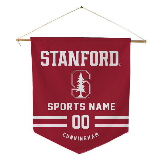 Stanford - NCAA Football : Drew Cunningham - Pennant - 18" x 21"-0