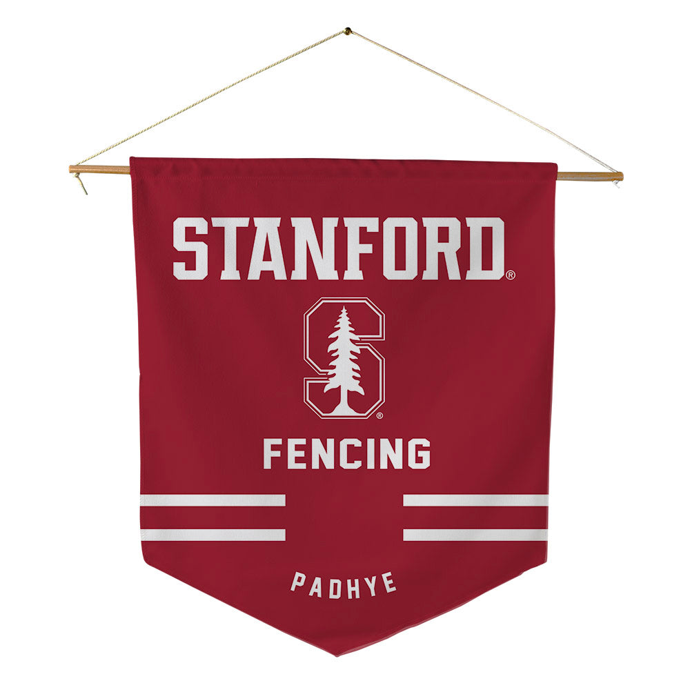 Stanford - NCAA Women's Fencing : Tanishka Padhye - Pennant - 18" x 21"-0