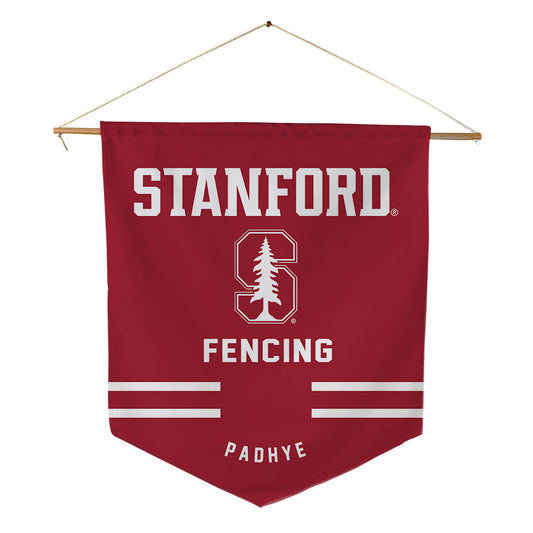 Stanford - NCAA Women's Fencing : Tanishka Padhye - Pennant - 18" x 21"-0