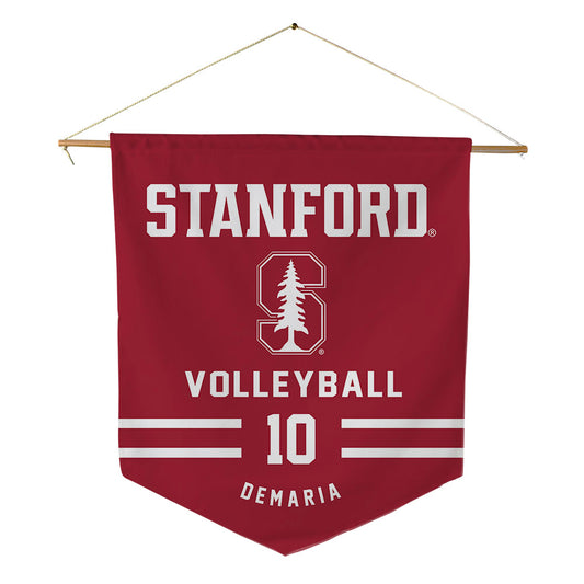 Stanford - NCAA Women's Volleyball : Kaci Demaria - Pennant - 18" x 21"-0